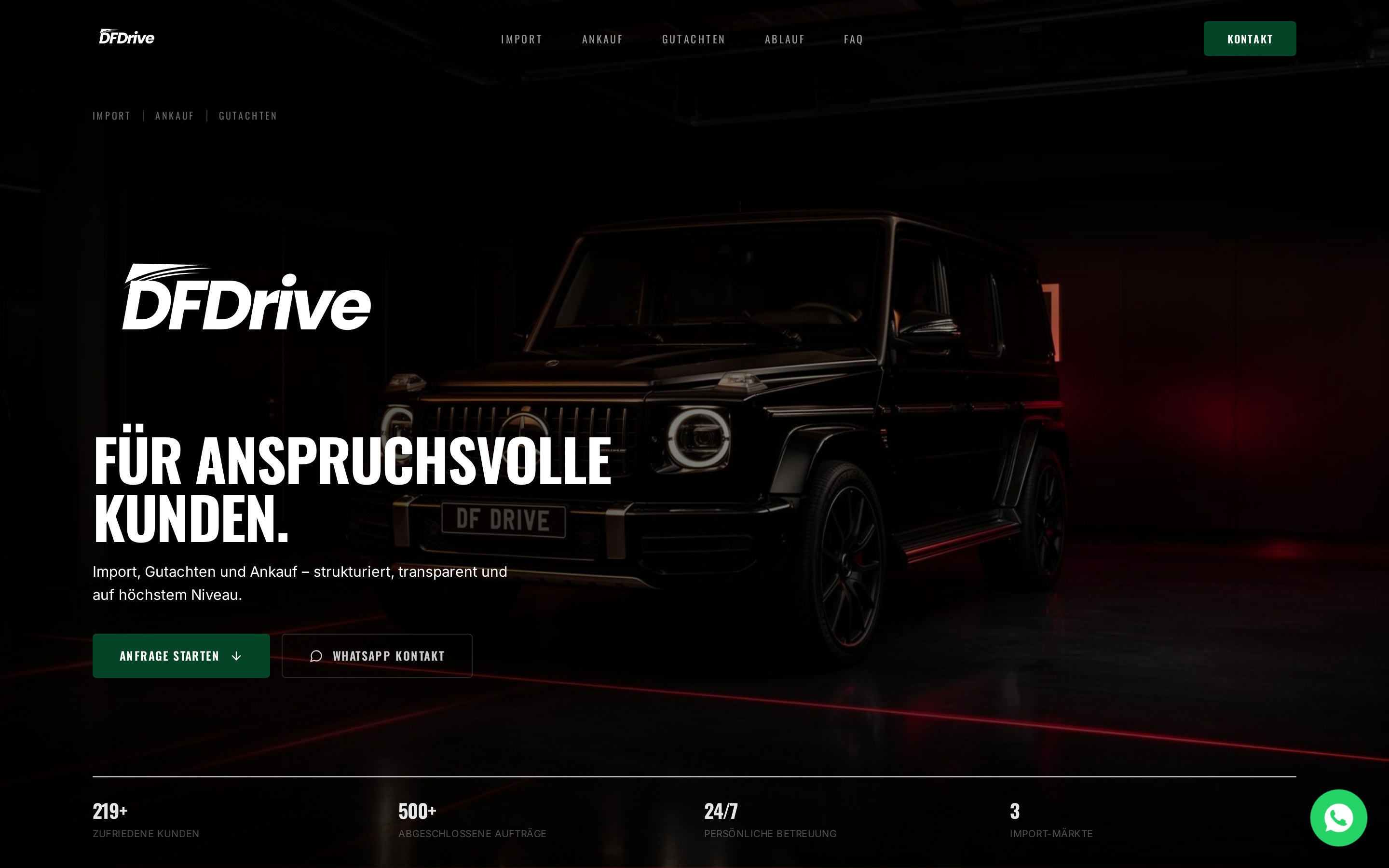 DF Drive Website